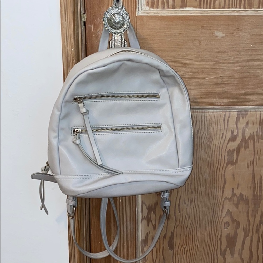 Grey backpack